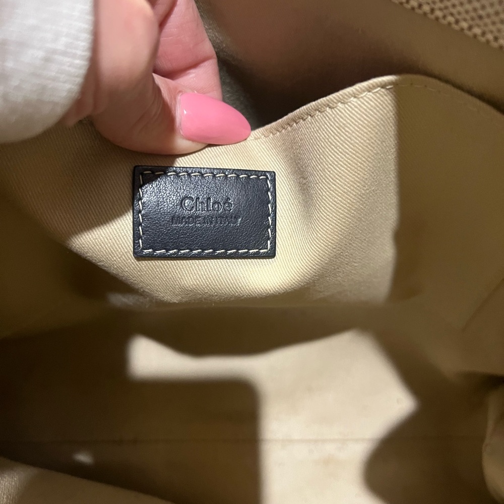 Chloé Beige and Black Tote Bag - Picture 2 of 7